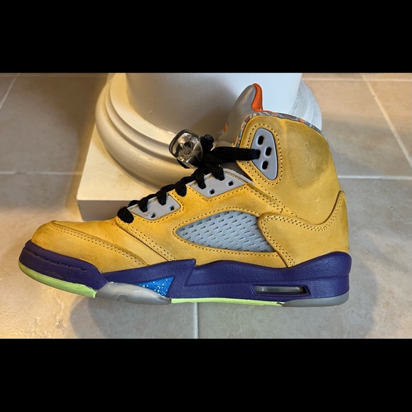 Jordan 5 Retro What The (GS) Good Condition! - Picture 5 of 6